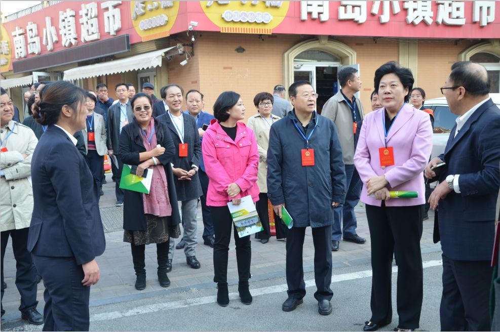 西海岸新區人大常委會現場視察智慧社區建設管理工作